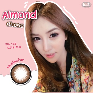 protrendcolor : คอนแทคเลนส์ รุ่น Almond choco