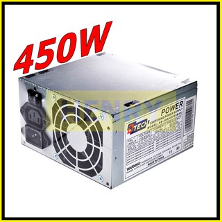 D-TECH EB-450 อุปกรณ์จ่ายไฟ ATX Power Supply PC ขนาด 450 Watt วัตต์ จ่ายไฟเต็มกระแส มีพัดลมระบายความร้อนได้ดี