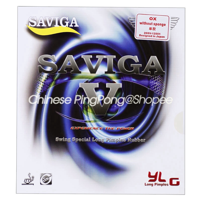 Dawei SAVIGA V ยางปิงปอง Pips-long Original DAWEI SAVIGA ยางปิงปอง OX TOPSHEET พร้อม / ไม่มีฟองน้ํา