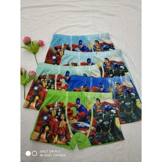 69บาท5ตัว กางเกงในเด็กผู้ชาย2-8ขวบงานป้ายเลือกสีลายได้สินค้าตรงปก