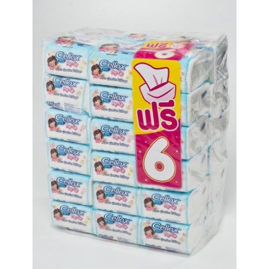 เซลล็อกซ์ ฟิวริฟาย ป๊อปอัพ กระดาษชำระ กระดาษทิชชู่ ขนาด 86แผ่น/ห่อ แพ็คละ30ห่อ +Cellox Purify Pop-Up