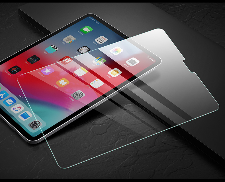 Supcase ป้องกันหน้าจอเหมาะสําหรับ IPad Pro 12.9 นิ้ว 2018 3rd กระจกนิรภัยใส
