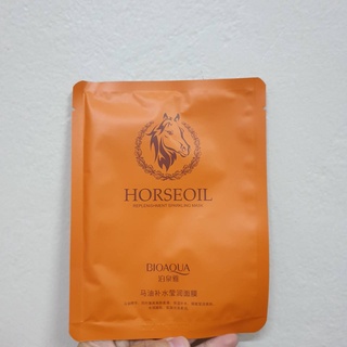 พร้อมส่ง BIOAQUA Horse Oilมากส์กหน้า กระชับรูขุมขน ปรับสีผิว