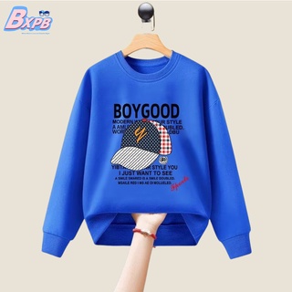 [BXPB] เสื้อยืดลําลอง แขนยาว คอกลม ใส่สบาย พิมพ์ลายหมวก แฟชั่นใหม่ สําหรับเด็กผู้ชาย ผู้หญิง อายุ 3-15 ปี ใส่ได้ 100-160 ปี 2022
