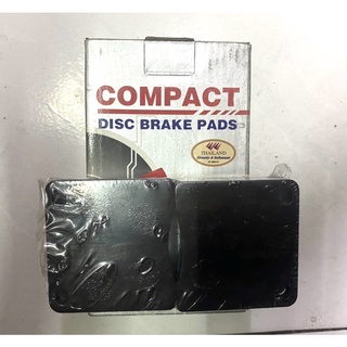 ผ้าเบรค COMPACT ผ้าดิสเบรคหน้า  NISSAN DATSUN 120Y, SUNNY B110,210 1970-1974 รหัส DC-37   ยี่ห้อ COMPACT