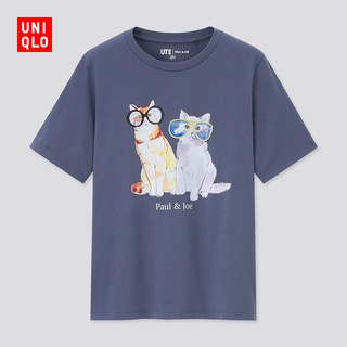 เสื้อยืดคอกลมแขนสั้นพิมพ์ลาย Paul &amp; Joe สําหรับผู้หญิง 440696