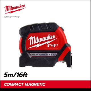 Milwaukee ตลับเมตรรุ่น COMPACT MAGNETIC 5 เมตร/16 ฟุต 48-22-0616