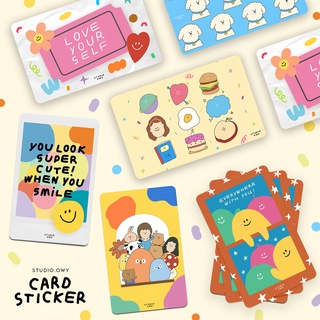 STUDIO.OWY : Card Sticker สติกเกอร์ติดบัตร