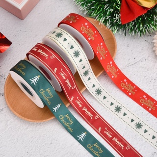 【Xmas】ริบบิ้นโบว์ สําหรับตกแต่งเค้กคริสต์มาส DIY