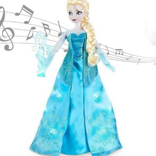 2016 disney store elsa singing doll 16 นิ้ว **กล่องมีรอยจากการขนส่ง**