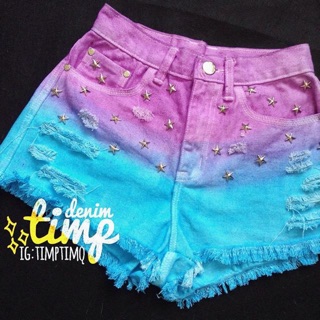 Tie dye shorts