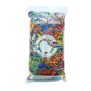 แอปเปิ้ล หนังยางวงเล็ก คละสี แพ็ค 500 กรัม/Apple Rubber Bands Small Mixed 500 g