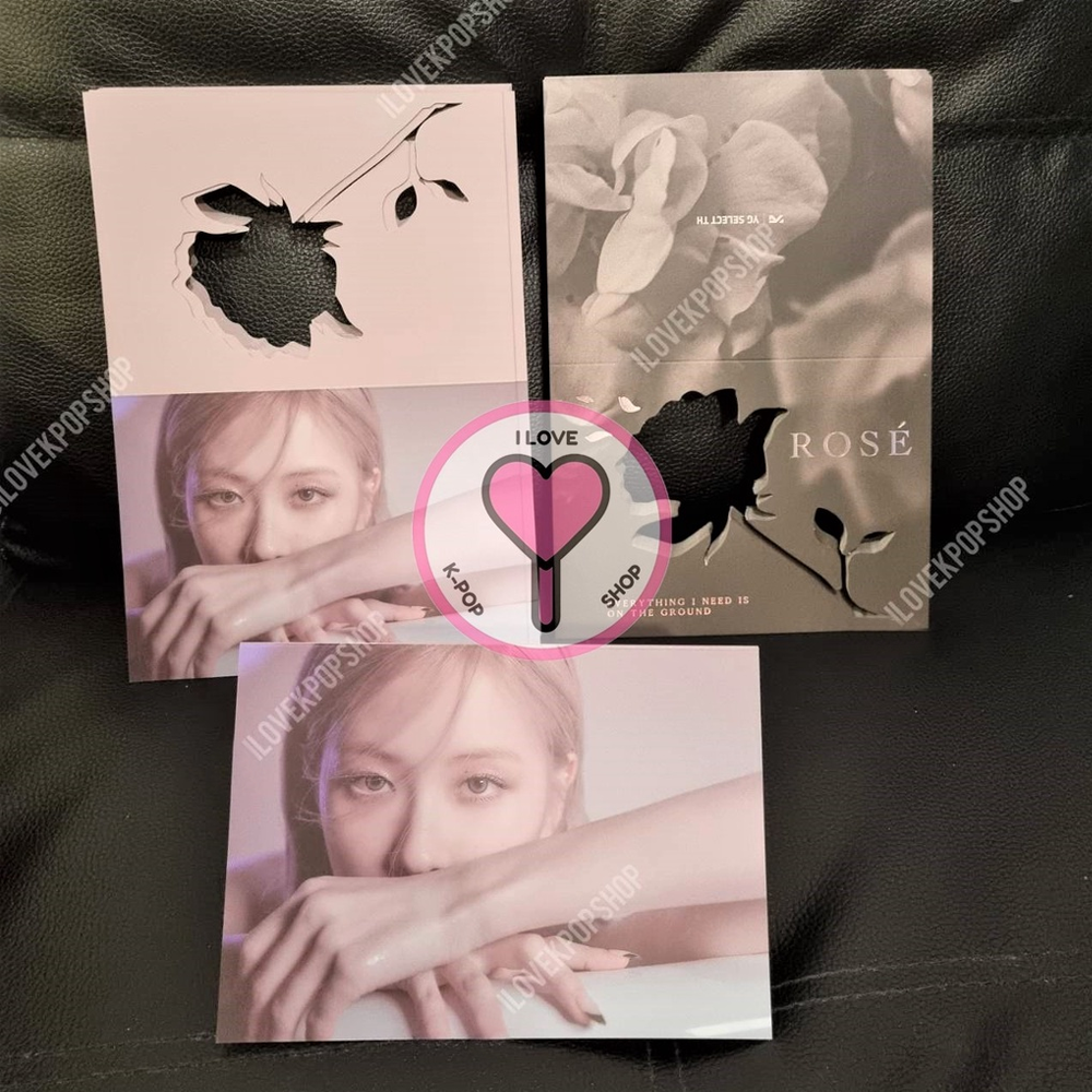 💗 พร้อมส่ง 💗 โปสการ์ด Rose - R รอบพรี จาก YG SELECT TH