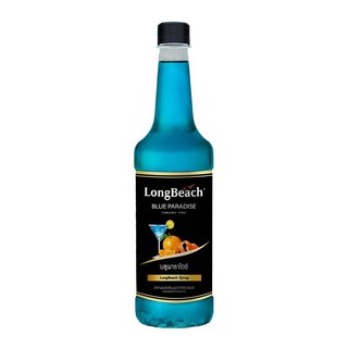 ลองบีช ไซรัปบลูพาราไดซ์ ขนาด 740 มล. LongBeach Blue Paradise Syrup size 740 ml.