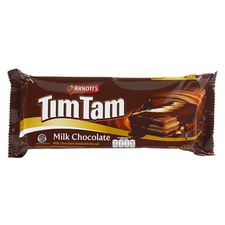 อาร์นอตส์ทิมแทมเวเฟอร์มิลค์ช็อกโกแลต 94.5กรัม Arnotts Tim Tam Wafer Milk Chocolate 94.5g.