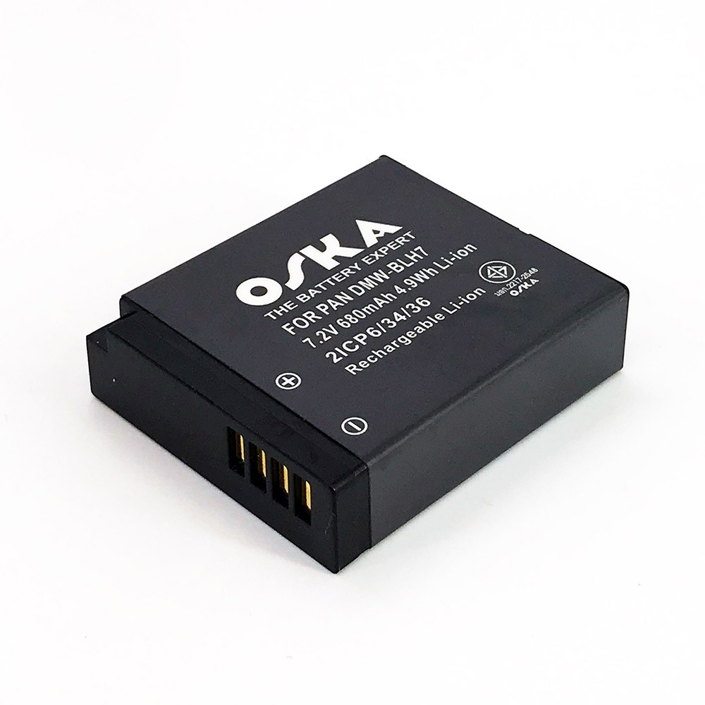 OSKA Camera Battery For Panasonic DMW-BLH7