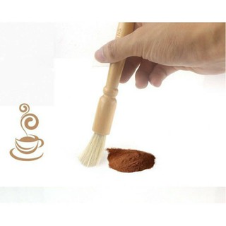 L-BEANS แปรงด้ามไม้ ทำความสะอาดผงกาแฟ แปรงปัดผงกาแฟ L-BEANS Wooden Handle Brush  By สุวภัทร SWP Shop