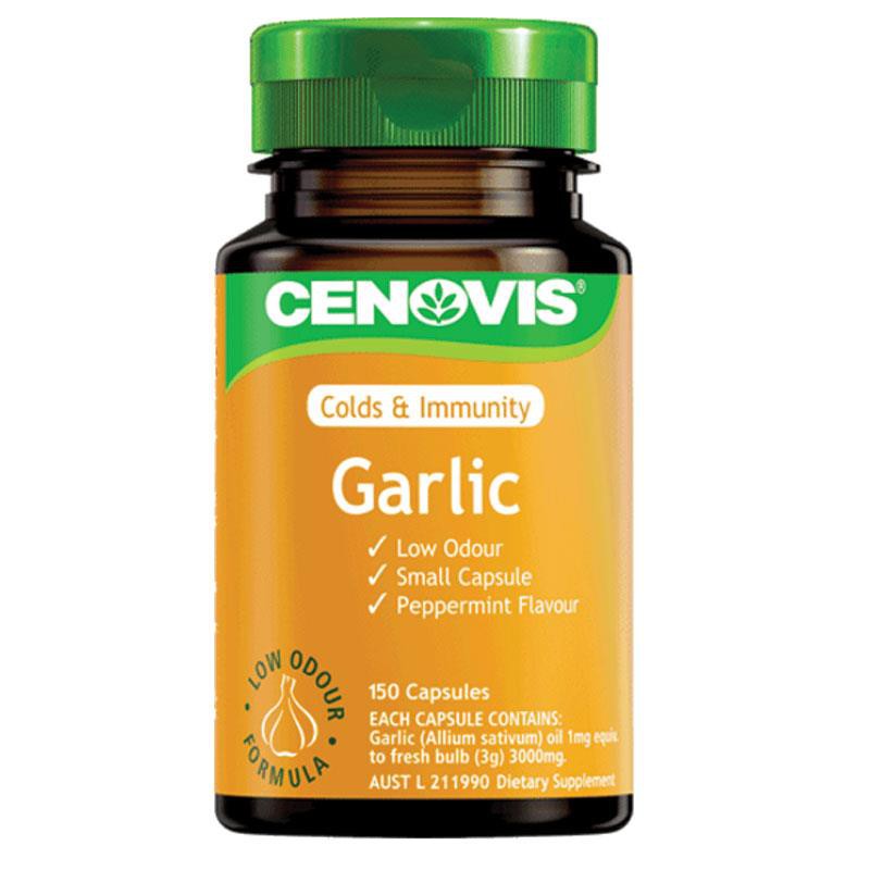 Cenovis Low Odour Garlic 150 Capsules