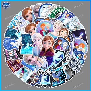 สติกเกอร์ ลายการ์ตูน Frozen กันน้ํา สําหรับติดตกแต่งหมวกกันน็อค รถจักรยานยนต์