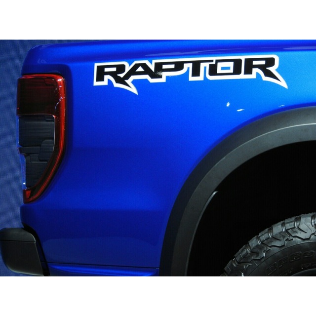 สติ๊กเกอร์ คำว่า RAPTOR งานตัดคอม