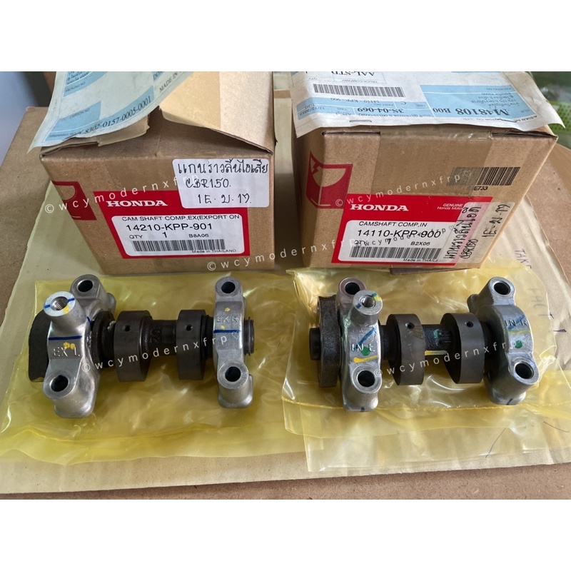 แกนราวลิ้นไอดี แกนราวลิ้นไอเสีย CBR150R ปี 2004-2018 แท้ศูนย์💯 รหัสอะไหล่: 14110-KPP-900/ 14210-KPP-