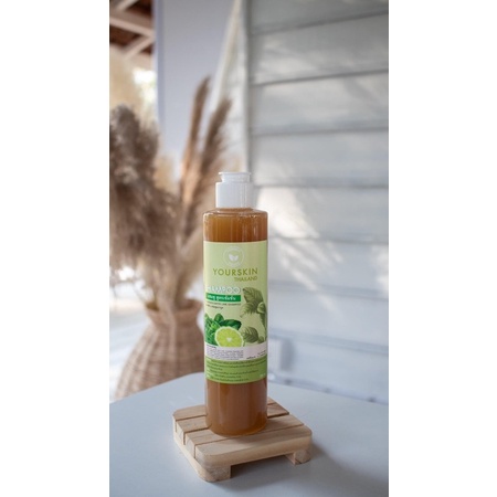ยัวร์สกิน แชมพูมะกรูด สูตรเข้มข้น YOURSKIN KAFFIR LIME SHAMPOO แชมพูลดผมร่วง ขจัดรังแค