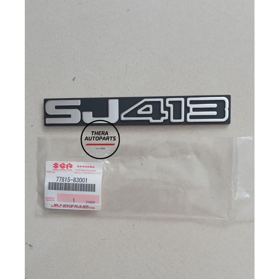 สัญลักษณ์โลโก้ Suzuki Jimny Caribian Original SGP "SJ413"