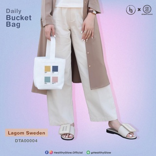 Daily Bucket Bag 💟ลาย Lagom Sweden รหัส DTA00004 #Bucketbag #HealthyGlow