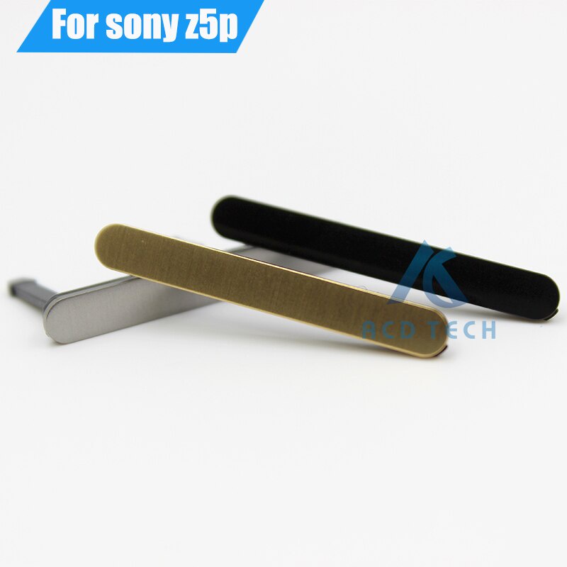 ต้นฉบับใหม่สําหรับ Sony Xperia Z5 พรีเมี่ยม Z5P Dual Z5Plus E6853 E6883 ซิมการ์ดพอร์ตสล็อตปลั๊กฝุ่นเ