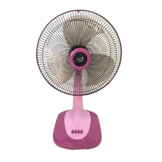 พัดลมตั้งโต๊ะ 12 นิ้ว /Airy Desk Fan (สีชมพู)