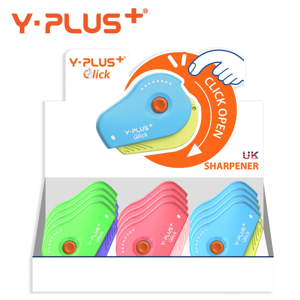 กบเหลาดินสอ YPlus+ CLICK (4 ชิ้น)