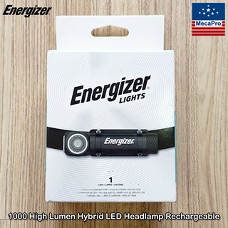 Energizer® Hybrid LED Headlamp Rechargeable ไฟฉายคาดศีรษะ ระบบไฮบริด ใช้งานได้ 2 แบบ ใช้ถ่านและชาร์จไฟได้