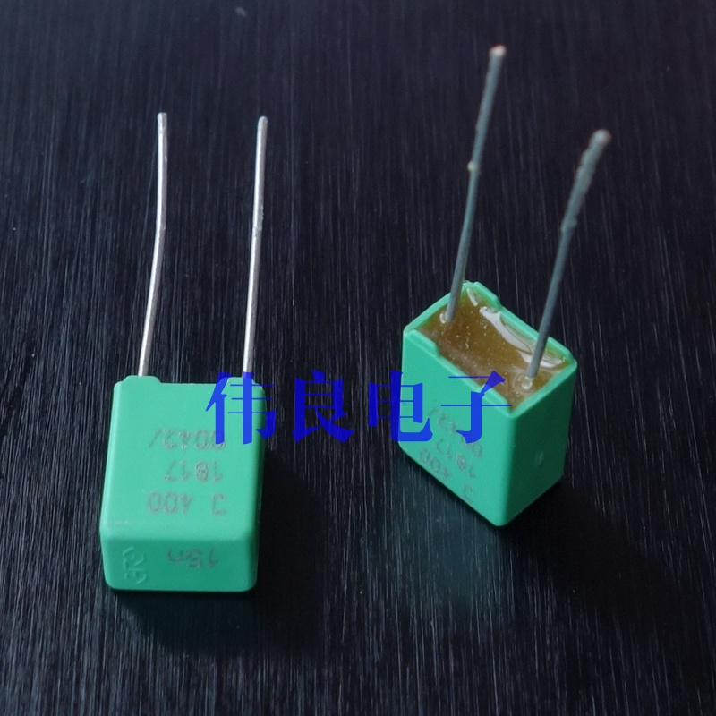 Ero ทองแดง pin ตัวเก็บประจุฟิล์มขนาดเล็ก 100V 0.015uf (153 15N)