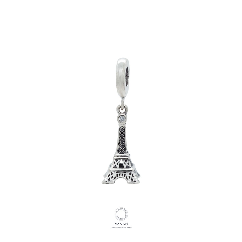 VANAN 925 Eiffel Tower Dangle Charm