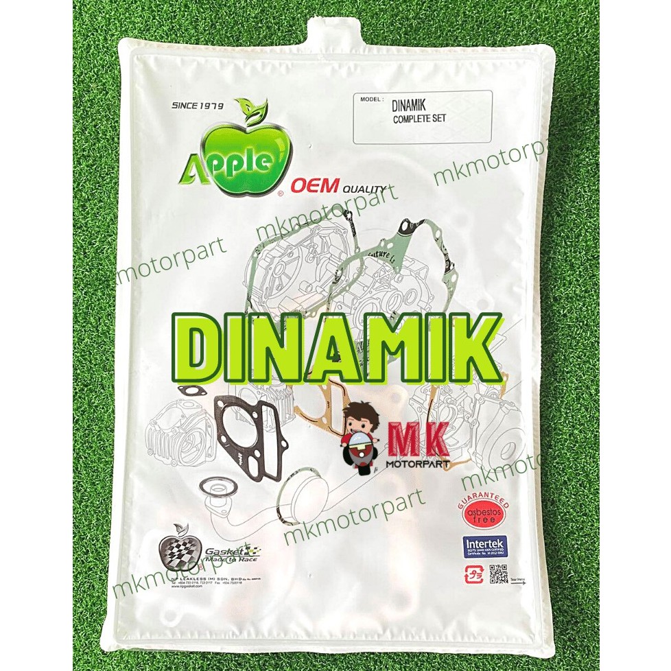 Modenas DINAMIK 120 ปะเก็นยกเครื่องครบชุดปะเก็น Apple Dinamik120