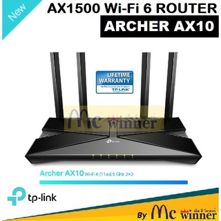ราคาROUTER (เราเตอร์) TP-LINK รุ่น ARCHER AX10 - AX1500 WI-FI 6 ROUTER - รับประกันตลอดการใช้งาน
