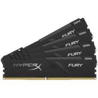 RAM32GB 2666MHZ DDR4 CL16 DIMM (KIT OF 4) 1RX8 HYPERX FURY BLACK