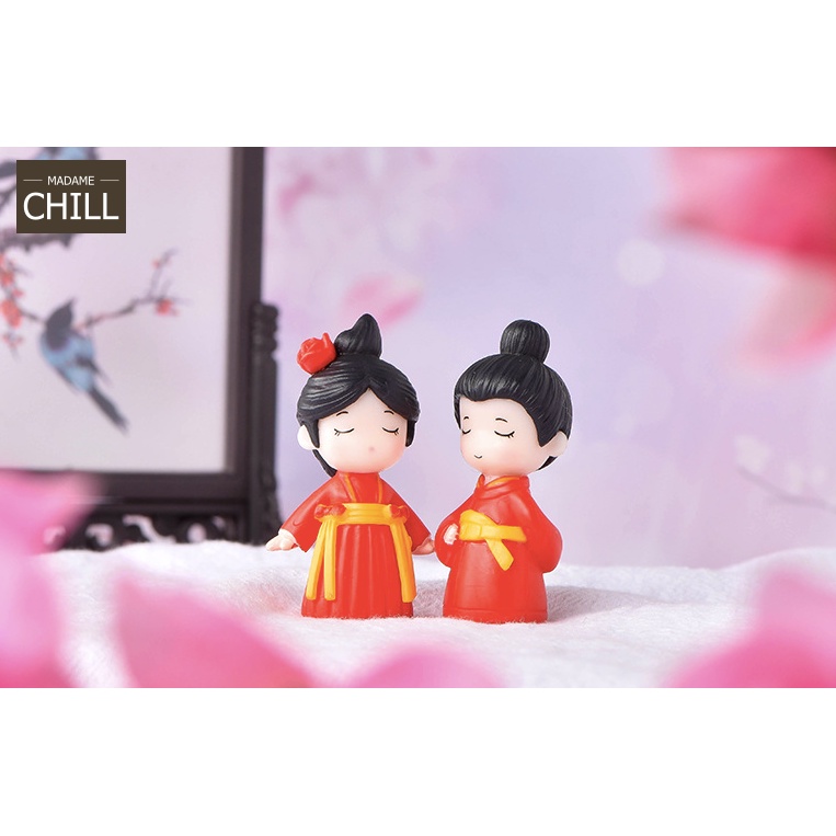 [MC259] ตุ๊กตุ่นจิ๋ว คู่รัก จอมยุทธ ⚔️ (1 คู่ ราคา 40 บาท) - รูปที่ 3