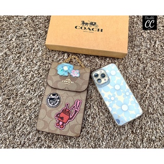 (แท้ 💯%‼ Factory) CO ACH PHONE CASE CROSSBODY BAG