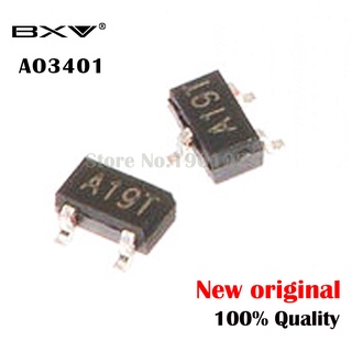 วงจรรวม SMD AO3401A SOT23 3401A SOT23 A19T 50 ชิ้น