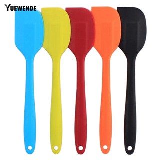 In stock※ Cake Cream Butter Spatula Mixing Batter Scraper Brush Silicone Baking Tool