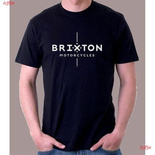 2021 Neu Rare Brixton Motorcycle Tshirt Summer Tee Shirt ผู้ชาย เสื้อยืด ดพิมพ์ลาย เสื้อยืดผ้าฝ้าย คอกลม cotton ความนิยม