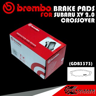 BREMBO ผ้าเบรคหลัง SUBARU XV 2.0 2012- (CERAMIC) (P78 020C)