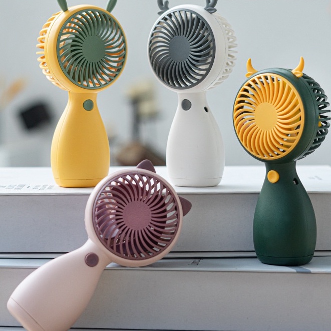 Shopee Thailand - Mini Fan, Fan, Portable Fan, Portable USB Fan, Portable Fan, Portable Rechargeable USB Fan, Small Desk Fan, Hand Held Fan