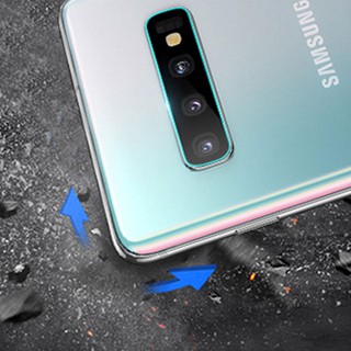 ฟิล์มกล้องหลัง พร้อมกรอบอลูมิเนียมในตัว ซัมซุง เอส10 สีเงิน Camera Lens With Aluminium Frame For Samsung Galaxy S10 (6.1