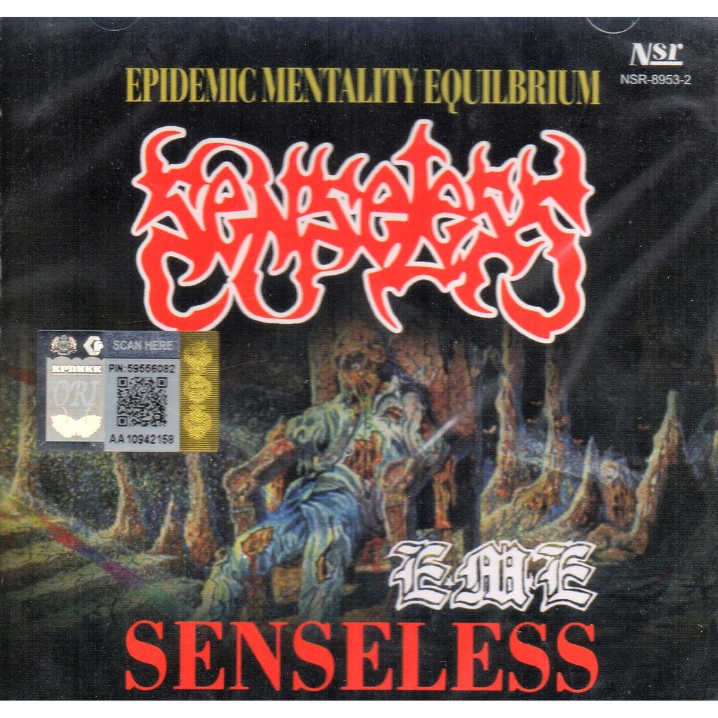 SENSELESS - Epidemic Mentality Equilbrium EME ( CD )