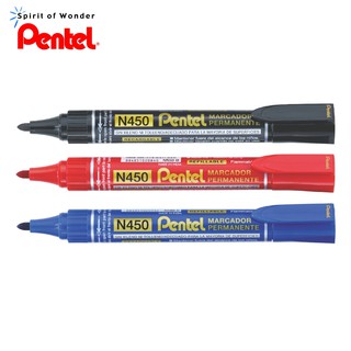 Pentel ปากกาเคมี ปากกา Permanent เพนเทล N450