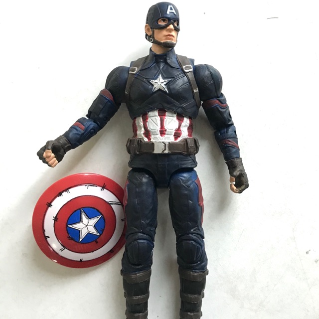 ZD TOYS Venomized Captain America Action Figure - 7 Inches, PVC, 2023 Marvel Avengers Toy