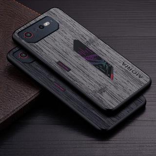 เคสโทรศัพท์มือถือหนัง ลายไม้ไผ่ หรูหรา สําหรับ asus rog phone 6 pro 6