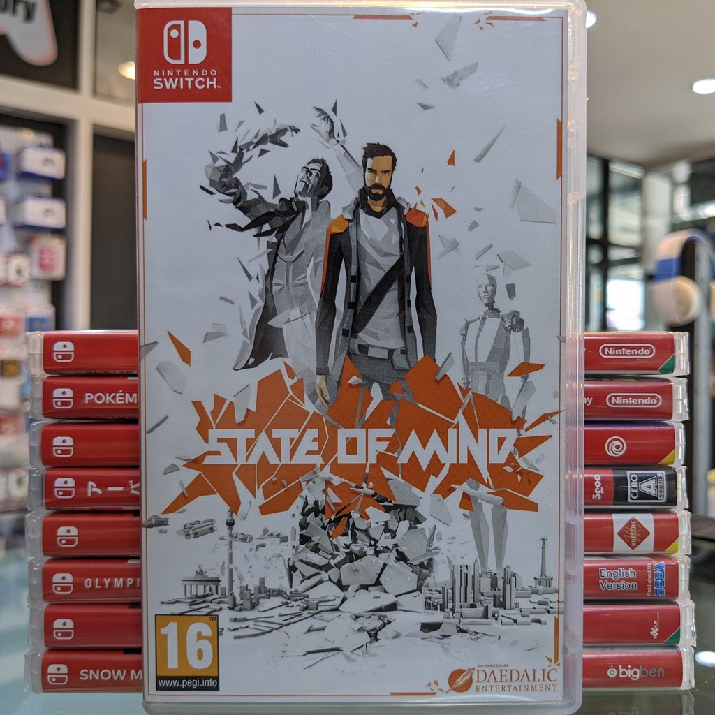 (ภาษาอังกฤษ) มือ2 State of Mind แผ่นเกม Nintendo Switch ตลับเกม NSW มือสอง (State of mine)